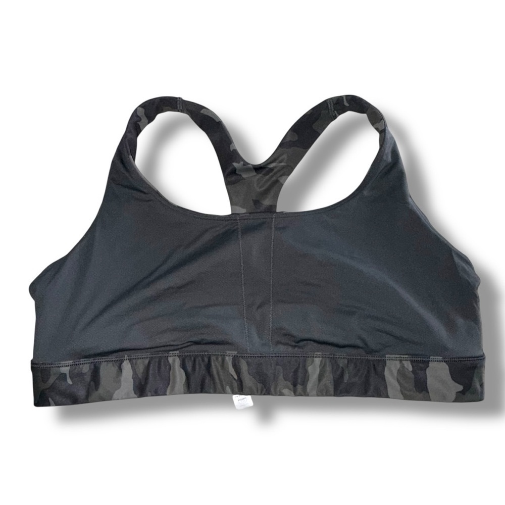 ATHLETA Ultimate Printed Bra D & DD+ | Plus 1X | Olive Camo - Picture 6 of 10
